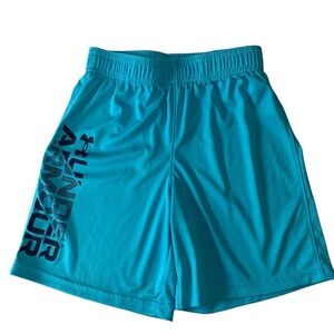 EUC Boys Surf Blue Under Armour Shorts 6